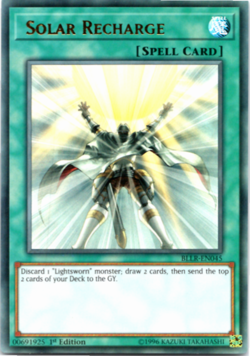 Solar Recharge - BLLR-EN045 - Ultra Rare - 1st Edition - Yugioh - Image 1
