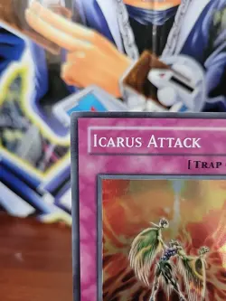 Yugioh! Icarus Attack DR04-EN235 Super Rare UNLIMITED Near Mint NM - Image 2