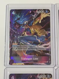 Trafalger Law P-093 Illustration Box Vol. 6 Promo 4 Card Play Set Lot One Piece - Image 2
