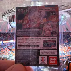 Bandai Namco One Piece CCG Monkey.D.Luffy College Basketball US Voyage Promo - Image 2