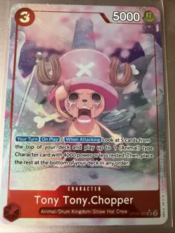 One Piece CCG Tony Tony. Chopper OP08-007 SR Alt Art Two Legends - Image 1