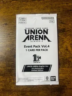 Union Arena Event Pack Vol. 4 Limited Edition 1 Year Anniversary X1 - Image 1