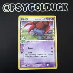GLOOM - 42/110 - EX HOLON PHANTOMS - REVERSE HOLO STAMP - POKEMON CARD A30 - Image 1