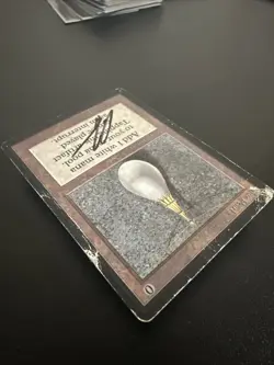 Mox Pearl Beta Edition Heavily Played Signed by Dan Frazier - Image 5