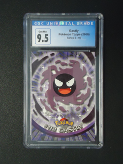 2000 POKEMON TOPPS Gastly #92 - Series 2 - CGC GEM MINT 9.5 - Image 1