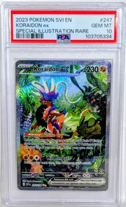 Pokemon SVI KORAIDON EX Special Illustration Rare 247/198 PSA 10 💎 GEM MINT - Image 1