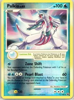 Palkia lv.62 - 11/100 - Pokemon D&P Majestic Dawn - Reverse Holo - Image 1