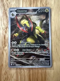 Haxorus 147/086 Sv: Black Bolt Holo Illustration Rare Pokemon TCG Full Art - Image 1
