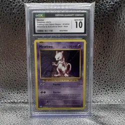 Pokemon Mewtwo 014/034 Trading Card Game Classic Collection Holo CGC 10 - Image 1