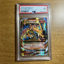 2016 Pokemon XY M Charizard ex Evolutions PSA 9 - Image 1