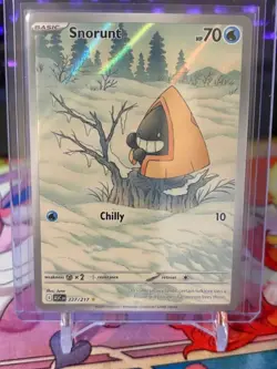 Pokemon Snorunt 227/217 Illustration Rare - Ascended Heroes TCG NM PACK FRESH - Image 1