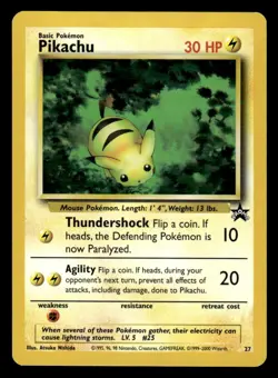 Pokemon TCG WoTC Promo #27/53 Pikachu (27) NM - Image 1