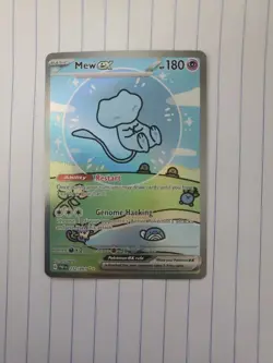 Pokemon TCG Mew EX 232/091 Sv: Paldean Fates Bubble Mew - Image 1
