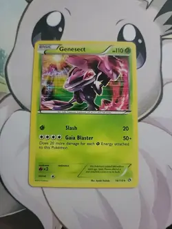 Genesect Holo Rare Legendary Treasures 16/113 Pokemon TCG W13 - Image 1