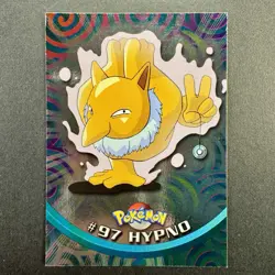 topps Pokemon TV Animation Edition Series 2 Rainbow Holo Foil #97 Hypno - Image 1