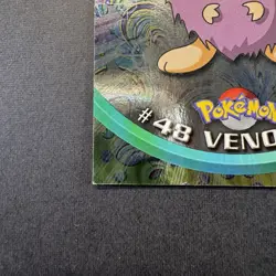 Topps Pokemon #48 Venonat HOLO/FOIL Blue Logo TV Animation Edition, 2000 LP+/NM - Image 4