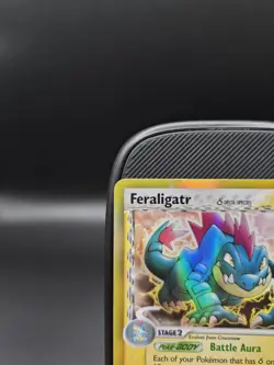 2006 Pokemon Feraligatr (Delta Species) 2/101 Dragon Frontiers Holo Rare NM - Image 2