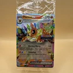Pokemon Prismatic Evolutions Flareon ex 014/131 Surprise Box Stamped Sealed - Image 1
