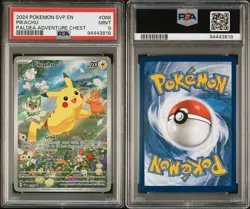 PSA 9 MINT Pikachu SVP088 Black Star Promos Full Art Holo Pokemon TradingCG 2024 - Image 2
