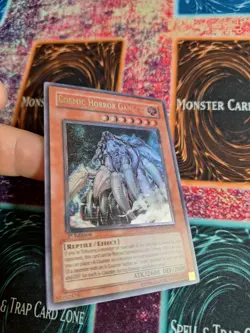 Yu-Gi-Oh! Cosmic Horror Gangi'el POTD-EN029 Ultimate Rare 1st Edition Near Mint - Image 2