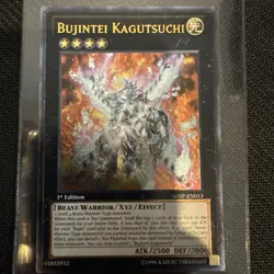 Yu-Gi-Oh TCG Bujintei Kagutsuchi SHSP-EN053 Ultimate Rare 1st Edition NM - Image 3