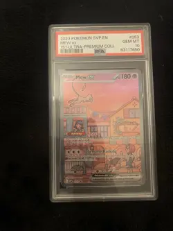 Mew SVP 053 151 Ultra Premium Collection Promo Pokemon Card PSA 10 English - Image 1