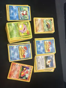 Vintage Pokemon Card Lot WOTC Base Jungle Fossil Mixed Commons Uncommons - Image 1