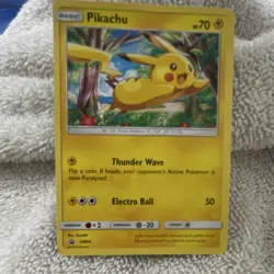 Pokemon TCG Pikachu SM04 Promo Card Basic Regular SM Set Card Stock Mouse Type - Image 1