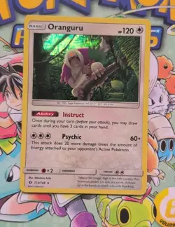Oranguru 113/149 Sun And Moon Holo Pokemon Card - Image 1