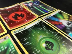 Pokemon Holo Energy Card Lot Bundle + Bench Shield Reverse Holo Ungraded - Image 3