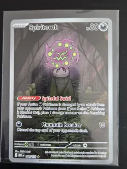 Pokemon Spiritomb 148/132 MEG Rare Basic 80 HP Spirit EN Pokemon TCG Card Stock - Image 1