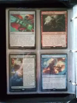 magic the gathering cards 80+, foils rares mythics promos+ mtg binder book - Image 1