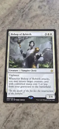 Bishop of Rebirth Ixalan Regular Creature Rare MTG NM - Image 1