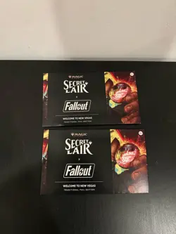 NEW MTG Secret Lair X Fallout: FOIL Welcome to New Vegas FREE SHIPPING - Image 1