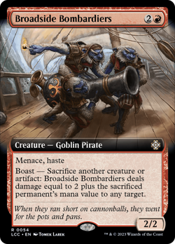 Broadside Bombardiers (Extended Art) [The Lost Caverns of Ixalan Commander] Foi - Image 1