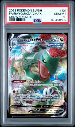 Rayquaza VMAX #101 PSA 10 Pokemon - Image 1