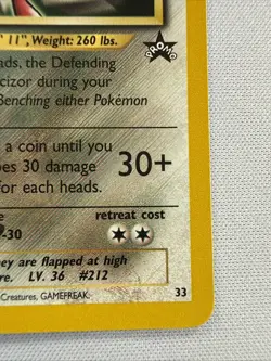 Scizor 33/53 Wotc Promo Regular Vintage Pokemon Card - Image 4