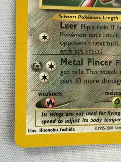 Scizor 33/53 Wotc Promo Regular Vintage Pokemon Card - Image 5