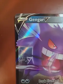 Pokemon Gengar v TCG Sword & Shield Fusion Strike Holo Ultra Rare Card 156/264 - Image 2