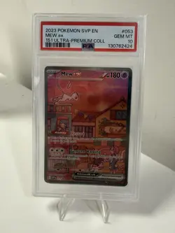 Pokemon TCG Mew EX 053 Black Star Promo 151 PSA 10 Gem Mint - Image 1