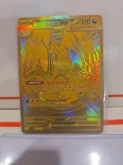 Mega Dragonite Ex 295/217 GOLD HYPER RARE Pokemon Ascended Heroes! Fresh Pulled! - Image 1