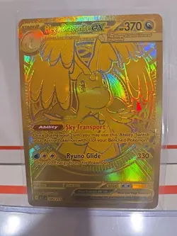 Mega Dragonite Ex 295/217 GOLD HYPER RARE Pokemon Ascended Heroes! Fresh Pulled! - Image 2