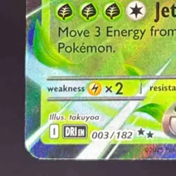 2025 Pokemon Gaming SV Destined Rivals - DRI EN Yanmega ex #003/182 - Image 4
