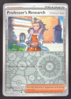 2025 Pokemon SV Journey Together EN Professor's Research Sada Rev Holo #155/159 - Image 1