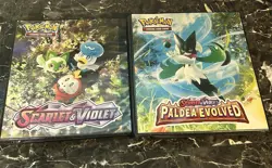 Pokemon Scarlet and Violet 12 Master Set Binders Lot - Image 2