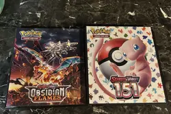 Pokemon Scarlet and Violet 12 Master Set Binders Lot - Image 3