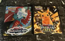 Pokemon Scarlet and Violet 12 Master Set Binders Lot - Image 4