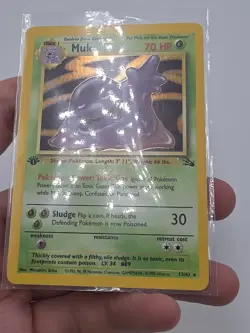 MUK - 1st EDITION 1999 POKEMON FOSSIL 1ST EDITION #13 - HOLO - Image 2