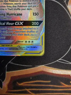 Pokemon Rowlet & Alolan Exeggutor GX Full Art Secret Rare TAG TEAM 237/236 Holo - Image 2