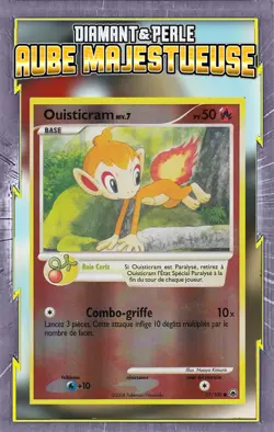 Ouisticram Reverse - DP05:Aube Majestueuse - 57/100 - Carte Pokemon Francaise - Image 1